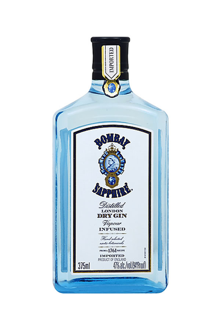 BOMBAY SAPPHIRE DRY GIN 375ML