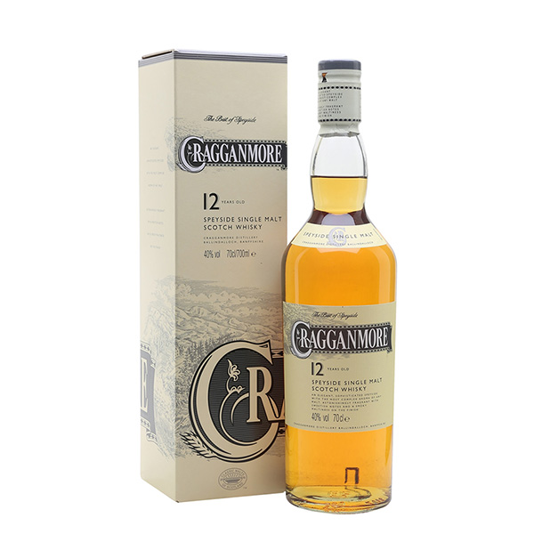 CRAGGANMORE 12YRS WHISKY 750ML