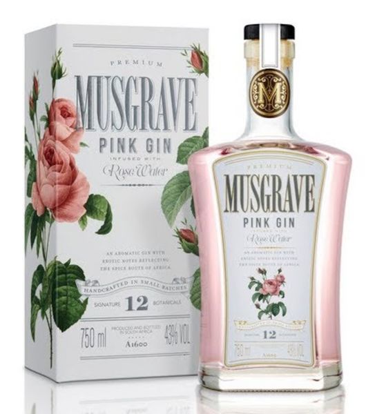 MUSGRAVE PINK GIN 750ML