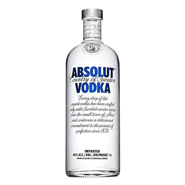 ABSOLUT BLUE VODKA 1LTR