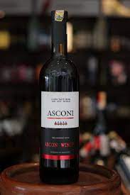 ASCONI RED-SEMIDRY WINE 750ML