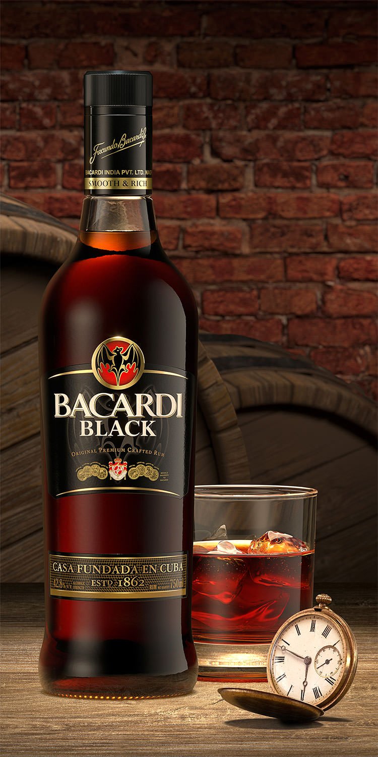 BACARDI BLACK 750ML