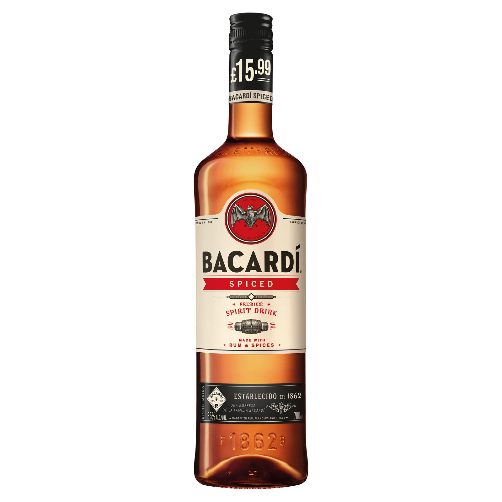 BACARDI RUM SPICED 700ML