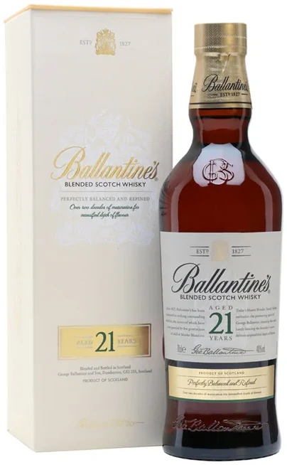 BALLANTINE'S FINEST 21YRS WHISKY 700ML