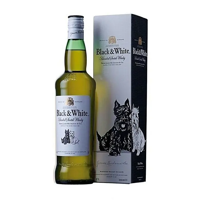 BLACK & WHITE WHISKY 1LTR