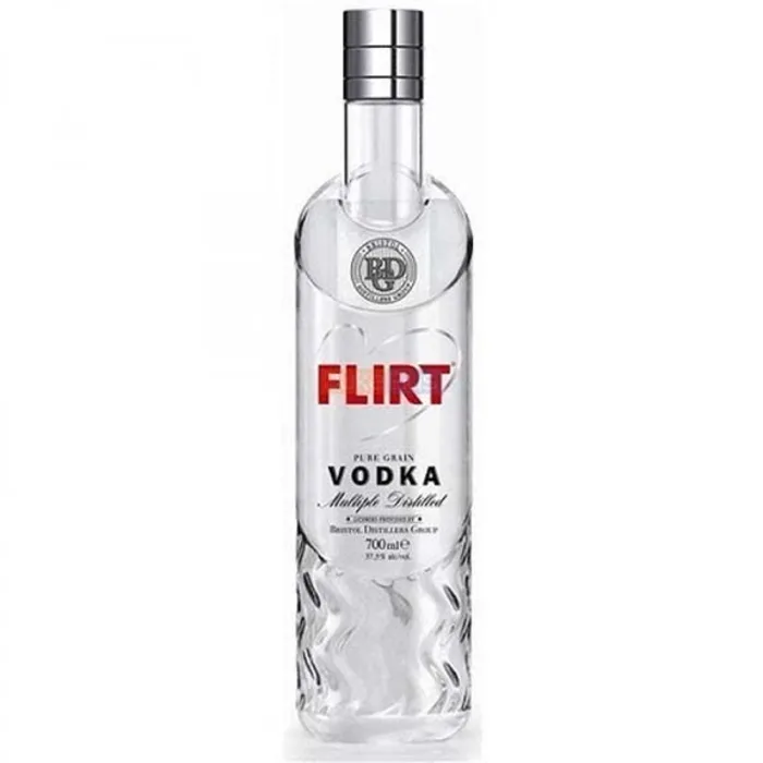 FLIRT BLACK SILVER VODKA 1LTR