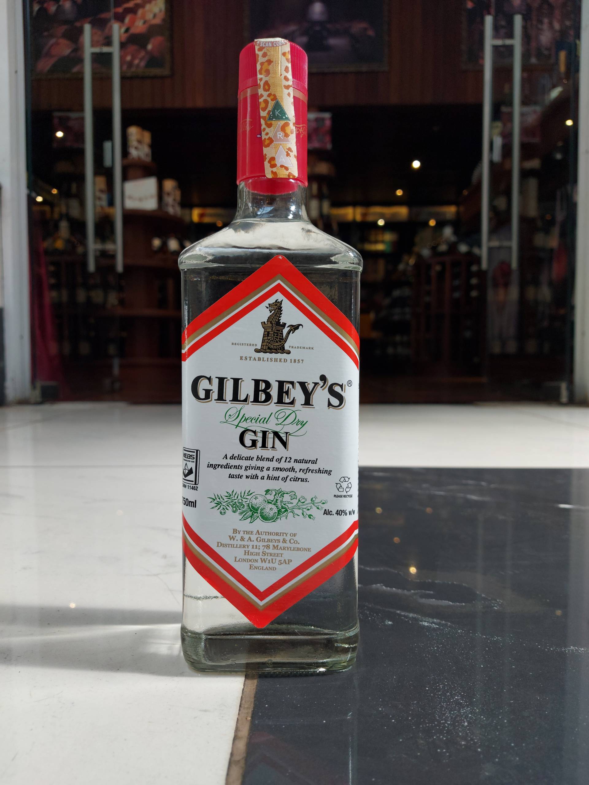 GILBEYS 750ML