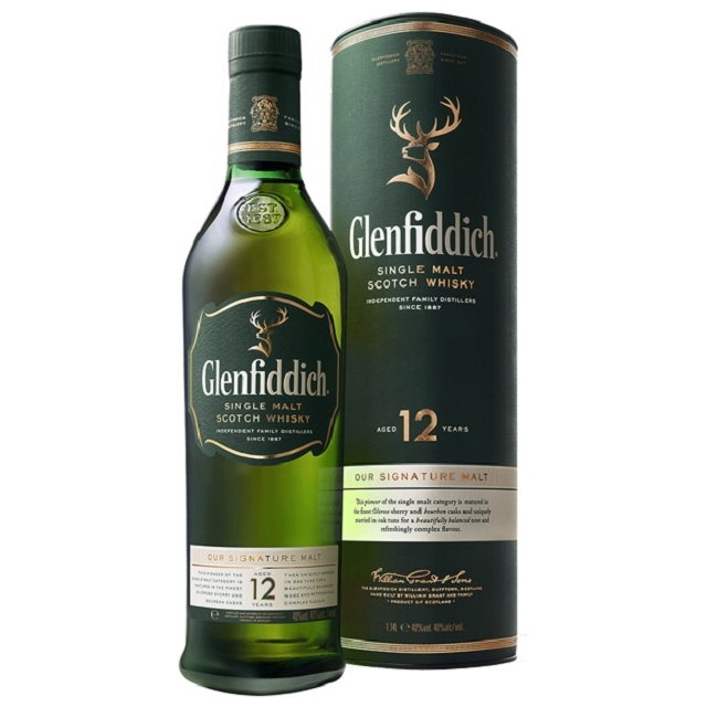 GLENFIDICH 12YRS WHISKY 700ML