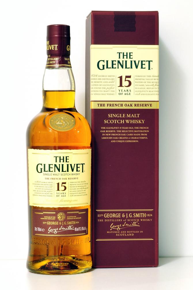 THE GLENLIVET 15 YO 40% 700ML