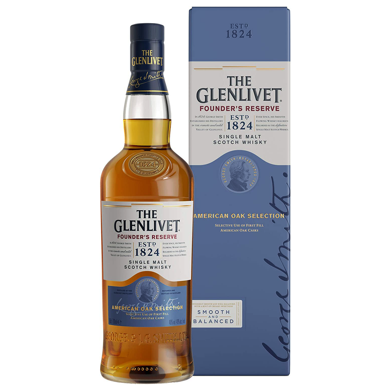 THE GLENLIVET FOUNDERS RESERVE WHISKY 700ML