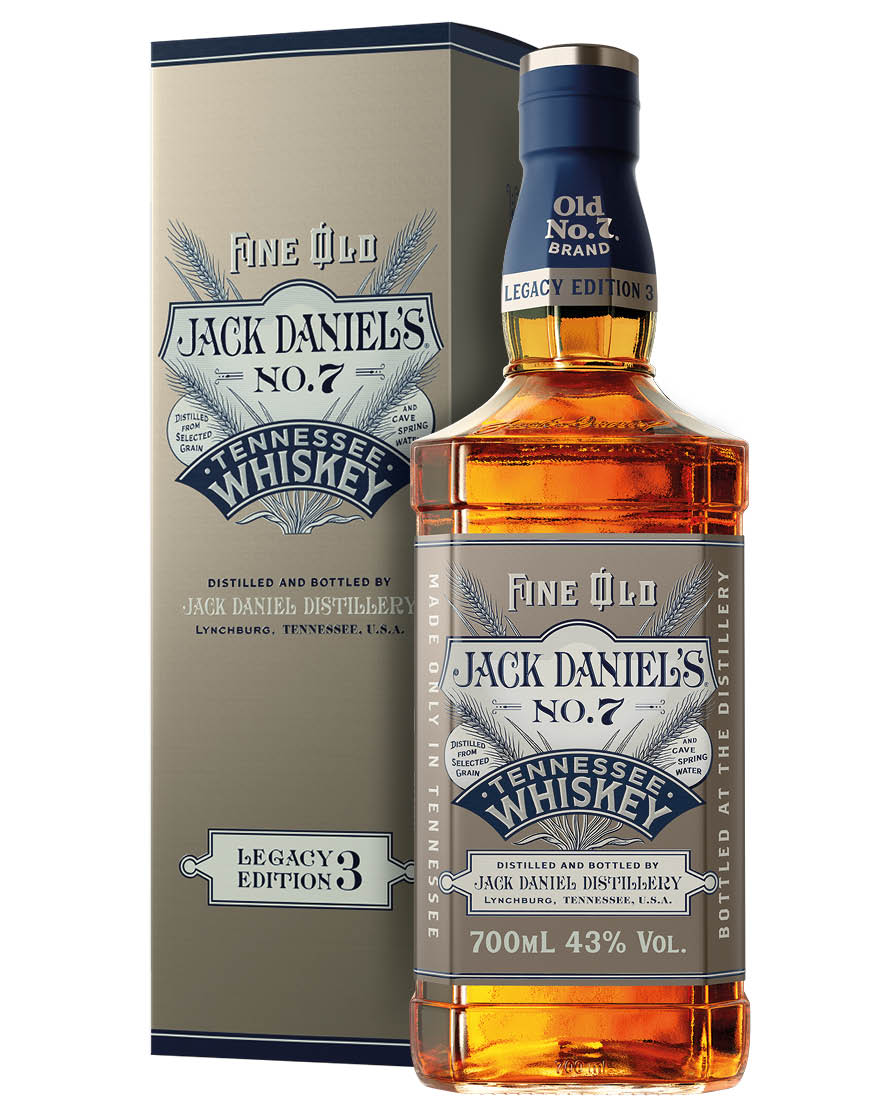 JACK DANIELS FINE OLD NO 7 LEGACY EDITION 3 WHISKY 700ML