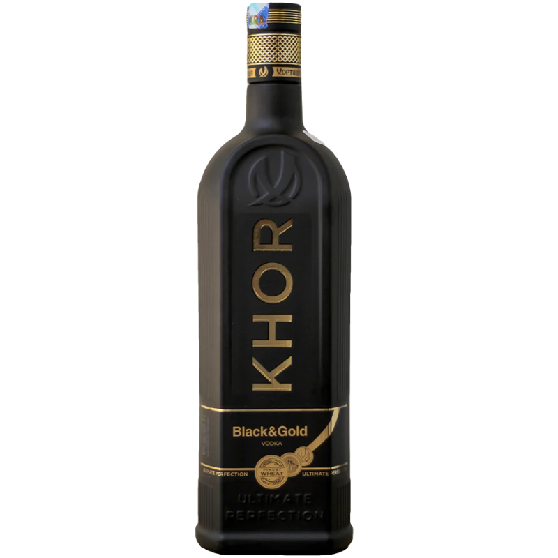 KHOR BLACK & GOLD VODKA 1LTR