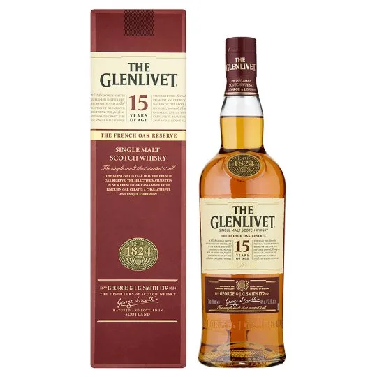THE GLENLIVET 15 YO 40% 1LT